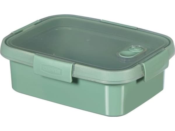 Curver Lunchbox Curver Mikroaaltouunin ruoan säilytysastia 1L suorakulmainen + EKO ruokailuvälineet