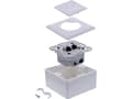 Miniatyrbild 2 av 4: InLine 76842A, 2 x RJ-45, 6a, Vit, -10 - 60 ° C, -40 - 70 ° C, Polypåse