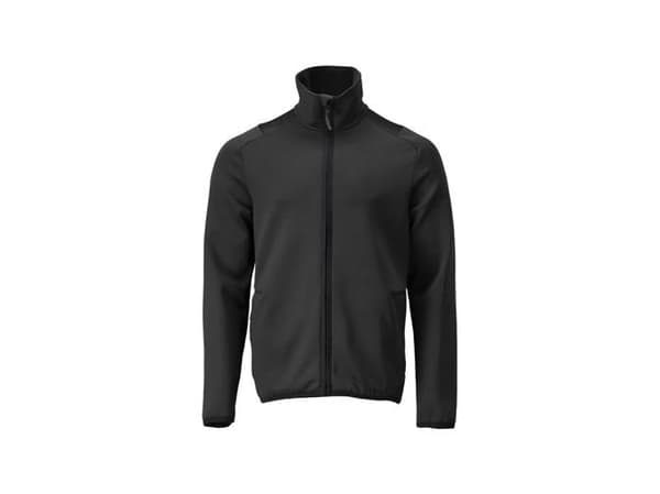 Fleecejakke 22585-608 m/lyn sort 2XL