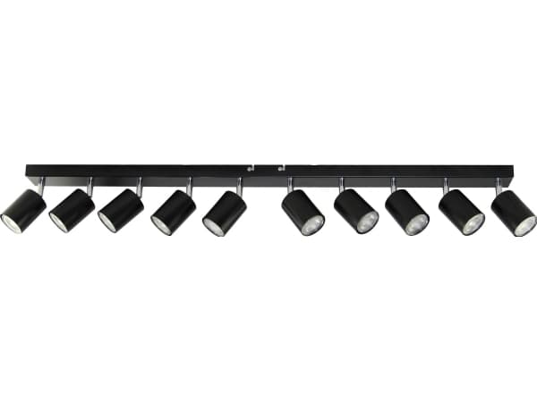 Hengelampe Orno DOA vegglampe, effekt maks. 10x50W, GU10, IP20, sort
