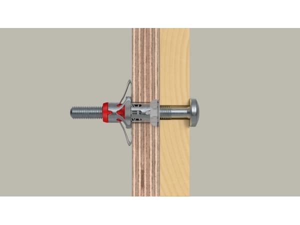 Fischer DuoHM 6 x 55 S PH PZ, seinäpistoke, harmaa, Phillips-ruuvimeisseli, PZ3, 6 mm, 55 mm