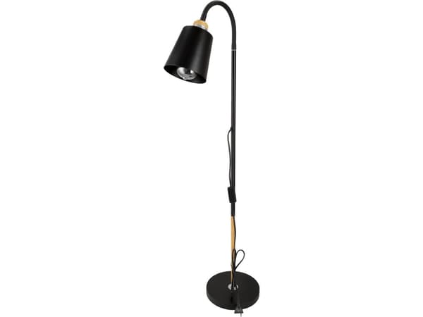 Orno GRACE lattiavalaisin, 154 cm, E27, max. 18W, musta