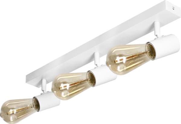 Hengelampe Orno RIO SP 3, vegg- og taklampe, E27 maks. 3x60W, IP20, hvit