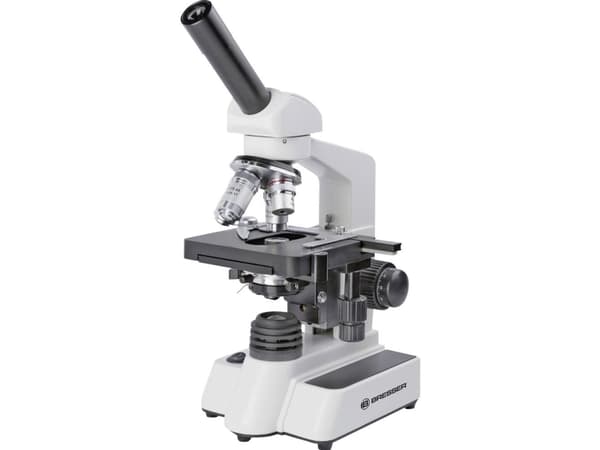 Bresser Optik 5102060 Erudit DLX Transmissionslysmikroskop Monokular 600 x Gennemlysning