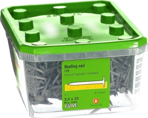 2,5X25 papsøm rund varmgalvaniseret