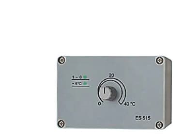 LS Control ES 515 - Termostat med relæ, IP 34, 1xNTC 22K