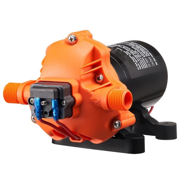 12V Membranpump 3,5GPM, 3-kammar Vattenpump med Tryckbrytare, Hög Prestanda för Vattensystem, Lätt Installation, Hållbarhet