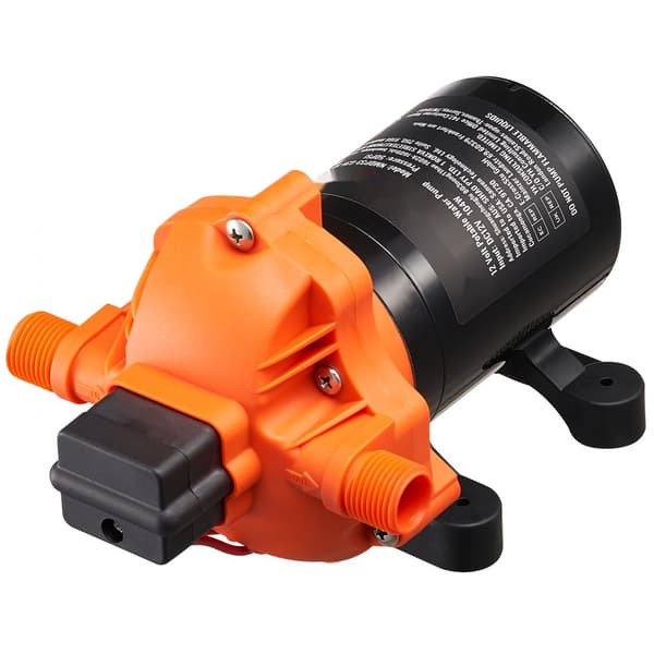 12V Membranpump 3,5GPM, 3-kammar Vattenpump med Tryckbrytare, Hög Prestanda för Vattensystem, Lätt Installation, Hållbarhet