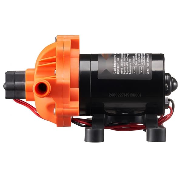 12V Membranpump 3,5GPM, 3-kammar Vattenpump med Tryckbrytare, Hög Prestanda för Vattensystem, Lätt Installation, Hållbarhet