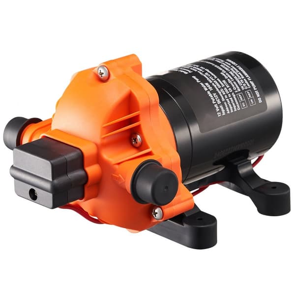 12V Membranpump 3,5GPM, 3-kammar Vattenpump med Tryckbrytare, Hög Prestanda för Vattensystem, Lätt Installation, Hållbarhet