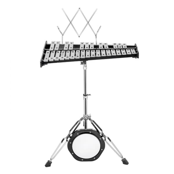 Klockspel Xylofonset 30 Noter med Klubbor, Stativ & Övningsdyna, Perfekt för Nybörjare, Utveckla Musikalisk Talang och Kreativitet