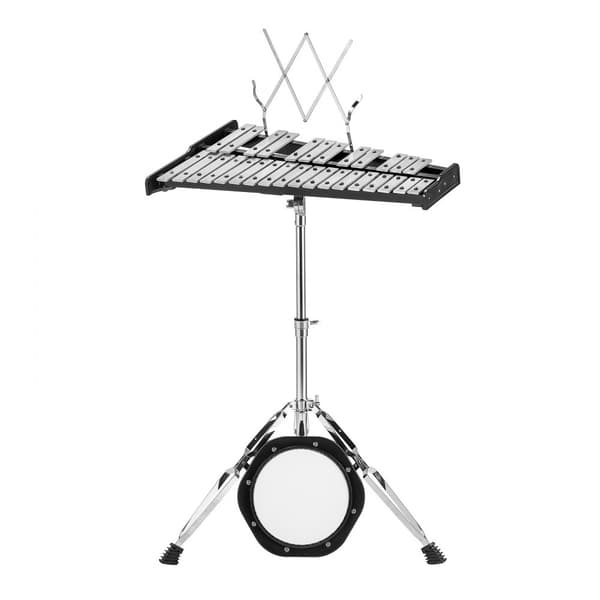 Klockspel Xylofonset 30 Noter med Klubbor, Stativ & Övningsdyna, Perfekt för Nybörjare, Utveckla Musikalisk Talang och Kreativitet