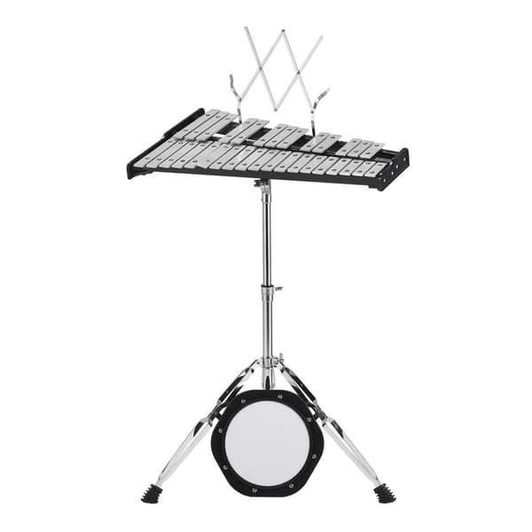 Klockspel Xylophonset 32 noter med klubbor, ställning, övningsdyna, perfekt för musiklektioner, utbildning och underhållning