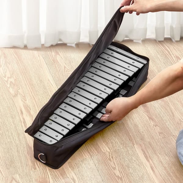 32 Nuotin Glockenspiel Xylophone Bell Kit, vasaroiden ja laukun kanssa