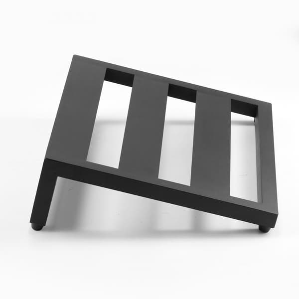Guitar Pedal Board, 20'' x 11'', Aluminiumslegering, 2,2 lbs Superlet, Bæretaske, Velcro Fast Rem, Plads til 10-12 Pedaler