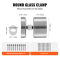 Miniatyrbild 5 av 11: Glasklämma 10 ST Fyrkantigt Räckesfäste för 8-16 mm Glas, Hög Kvalitet, Stabilt Fäste, Perfekt för Utomhusbruk
