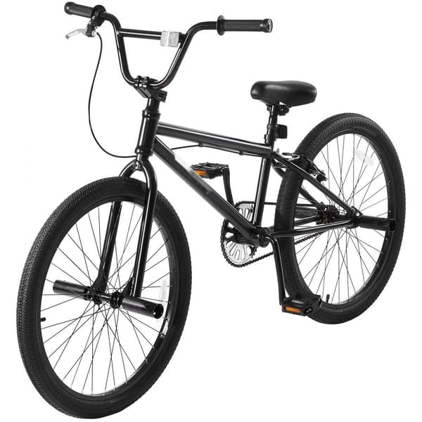 24-tommer BMX cykel, Freestyle cykel til mænd og børn, Hi-Ten stålstel, robust og holdbar, perfekt til tricks og sjov!