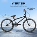 Miniatyrbillede 2 af 11: 24-tommer BMX cykel, Freestyle cykel til mænd og børn, Hi-Ten stålstel, robust og holdbar, perfekt til tricks og sjov!