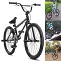 Miniatyrbillede 1 af 11: 24-tommer BMX cykel, Freestyle cykel til mænd og børn, Hi-Ten stålstel, robust og holdbar, perfekt til tricks og sjov!