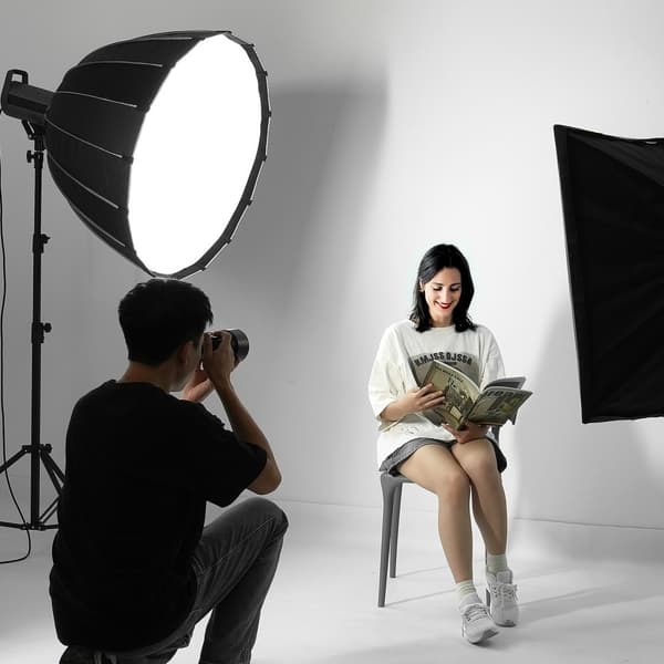 Parabolisk Softbox 33, Quick Release og Hurtig Folding, Bærbar Lysudstyr til Professionel Foto