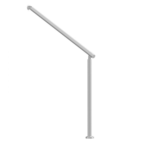 Rustfrit stål gelændere 39,4 tommer (100 cm) til udendørs trin og verandadæk - holdbarhed og stil til dit hjem.