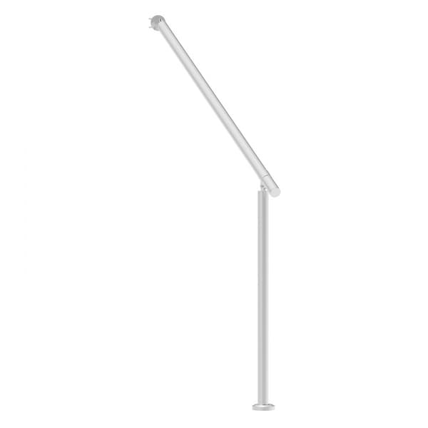 Rostfria ledstänger 47,3 tum 120 cm för utomhustrappor, säkerhet och stil, hög kvalitet, perfekt för verandadäck
