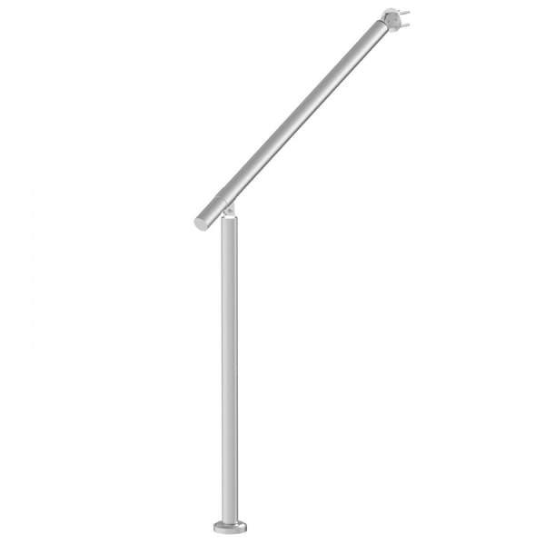 Rustfrit stål gelændere 31,5 tommer, 80 cm udendørs trin, sikkerhed til verandadæk, holdbarhed og stil.