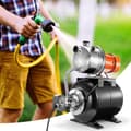 Miniatyrbillede 8 af 11: 1.6HK Pumpe med lavt brønd, 1320GPH kunstvandingsboosterpumpe, tryktank, høj effektivitet, ideel til havevandingssystemer.