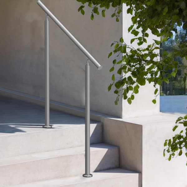 39,4 tommer / 100 cm gelændere til udendørs trapper, veranda og dæk, sikkert for seniorer, holdbart design.