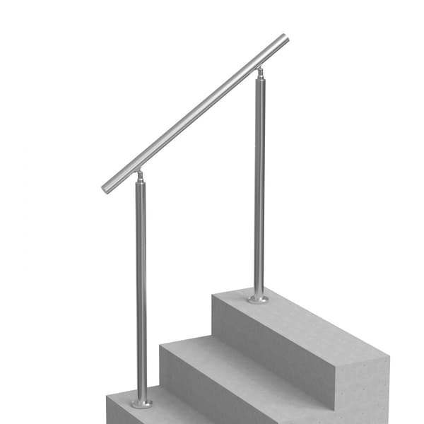 39,4 tommer / 100 cm gelændere til udendørs trapper, veranda og dæk, sikkert for seniorer, holdbart design.
