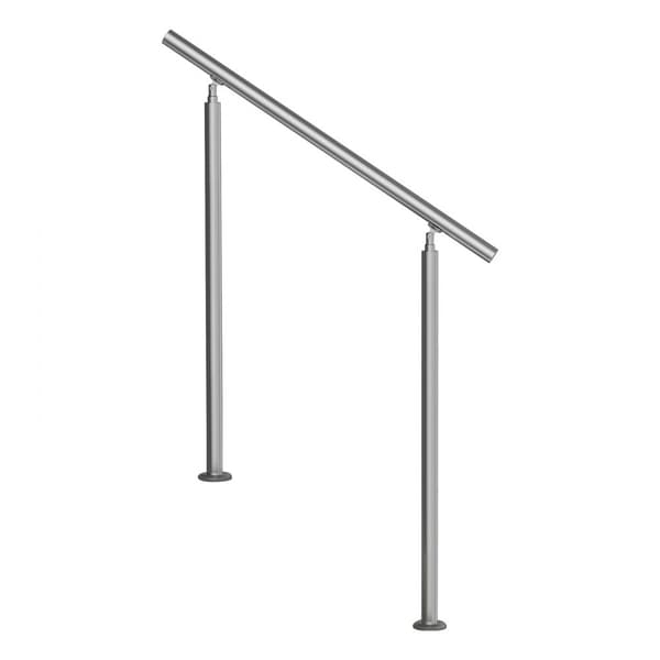 39,4 tommer / 100 cm gelændere til udendørs trapper, veranda og dæk, sikkert for seniorer, holdbart design.