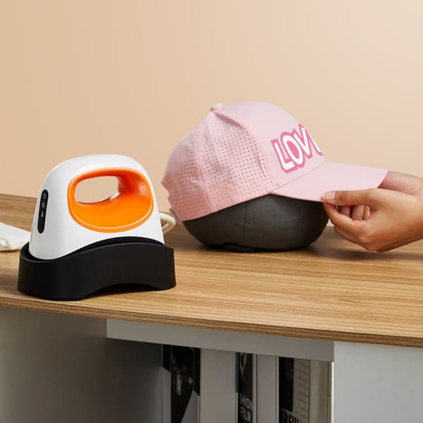 Mini Värmepress för Kepsar, 6,1 x 3,5 tum, Effektiv Hat Press Maskin, Kompakt Design, Idealisk för Sublimering