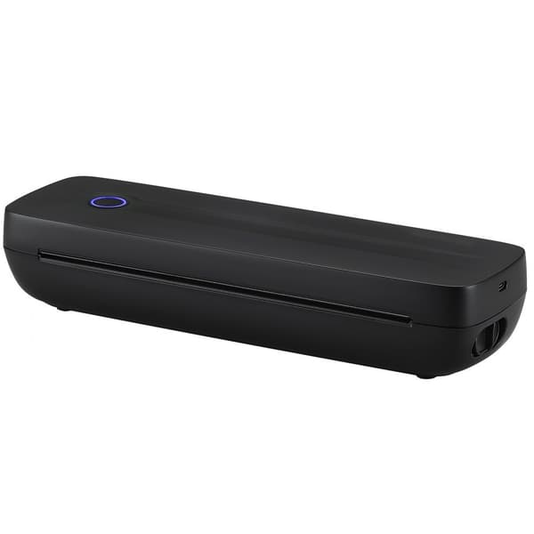 Bærbar trådløs blækfri printer 2600 mAh, ideel til rejser og hjemmet, kompakt design, høj kvalitet udskrift.