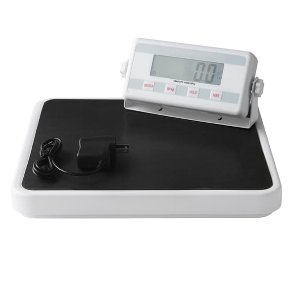 Bærbar medicinsk vægt, digital lægevægt, anti-slip måtte, 550 lbs kapacitet, præcise målinger, ideel til klinikker og hjemmebrug.
