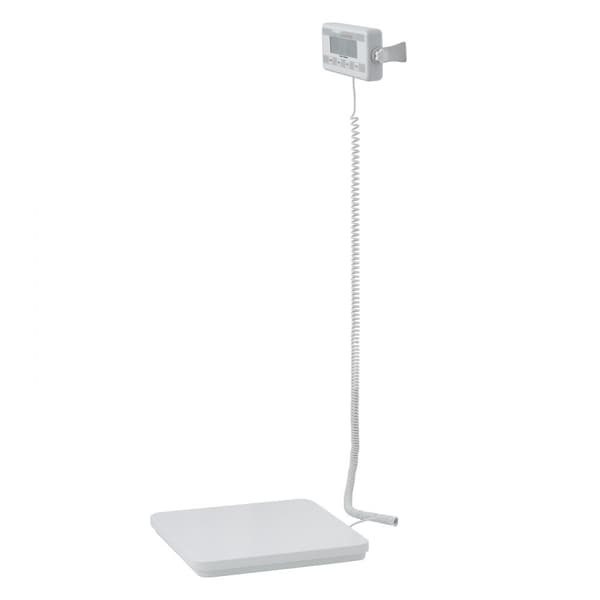 Bærbar medicinsk vægt, digital lægevægt, 440 LB kapacitet, præcisionsvejning, let at transportere, ideel til klinikker.