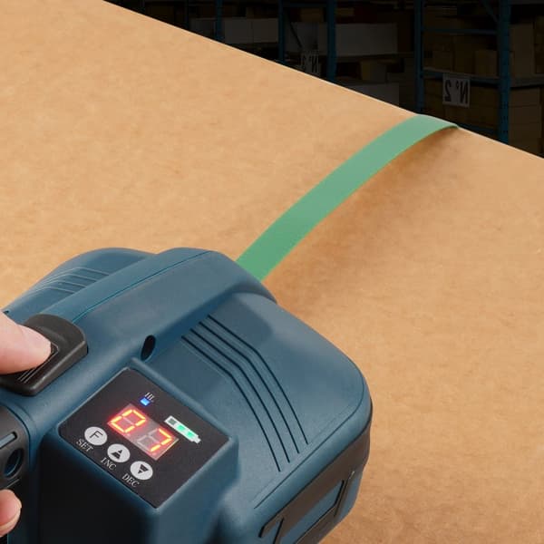 Polyester PET-bandningsrulle 0,63 x 0,03 x 1000', högkvalitativ förpackningsrem för effektiv bandning