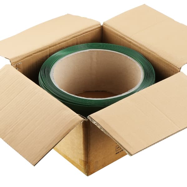 Polyester PET-bandningsrulle 0,63 x 0,03 x 1000', högkvalitativ förpackningsrem för effektiv bandning