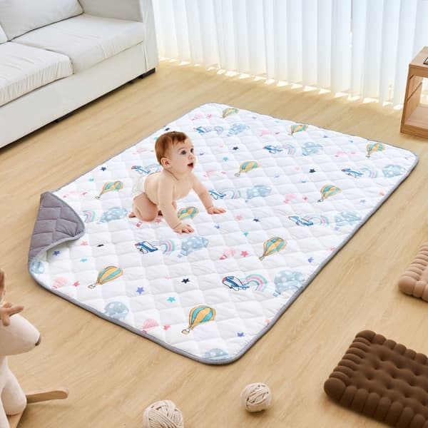 59x79 Vauvan Ryömimismatto, Pehmeä Lattiapeli, Lasten Aktiviteettimatto, turvallinen, helposti puhdistettava, väriystävällinen