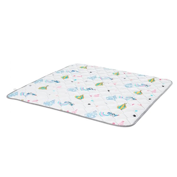 Babylekmatta 50x50, Mjuk golvlekmatta, Spädbarnets aktivitetsmatta, Säker och bekväm lekmiljö, Perfekt för inomhuslek