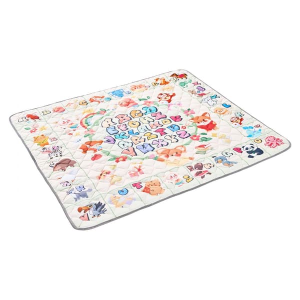 Baby Lekmatta 71x79, Mjuk och Förtjockad, Perfekt för Lek och Säkerhet, Stor Yta och Bekväm Design