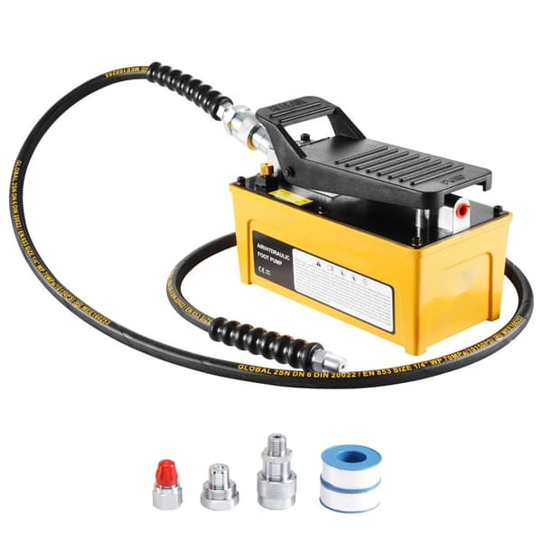 Lufthydraulisk fodpumpe, luftaktiveret 10.000 PSI, ramme maskinpumpe med højtryk og robust design.