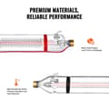Miniatyrbild 6 av 11: CO2 Laserrör 130W, 65 Tum / 1650 mm, Hög Kvalitet, Borosilikatglas, Precision Skärning, Lång Livslängd