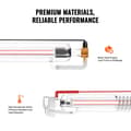 Miniatyrbillede 6 af 11: 60W CO2 laserrør, 49,2 tommer / 1250 mm, borosilikatglas til laserskæring, holdbar og effektiv.