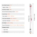 Miniatyrbillede 7 af 11: 60W CO2 laserrør, 49,2 tommer / 1250 mm, borosilikatglas til laserskæring, holdbar og effektiv.