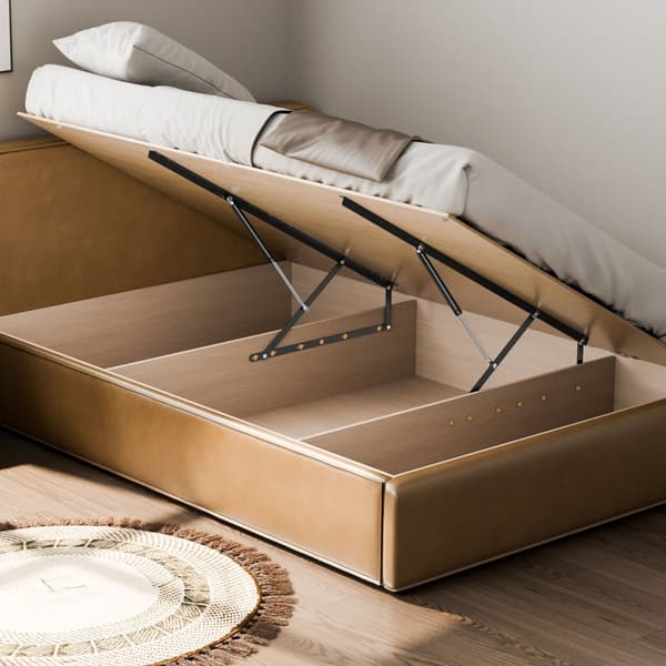 Sengeløft 59x71, kompatibel til sengstørrelse 154 lbs, DIY væghardware til senge, nem installation og holdbar kvalitet.