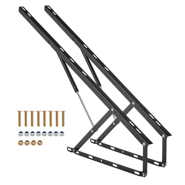 Sengeløft 59x71, kompatibel til sengstørrelse 154 lbs, DIY væghardware til senge, nem installation og holdbar kvalitet.