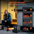 Miniatyrbillede 5 af 11: Diesel luftvarmer 8KW, 12V/24V, Bluetooth APP, fjernbetjening, hurtig opvarmning, effektiv varme til camping og garage.