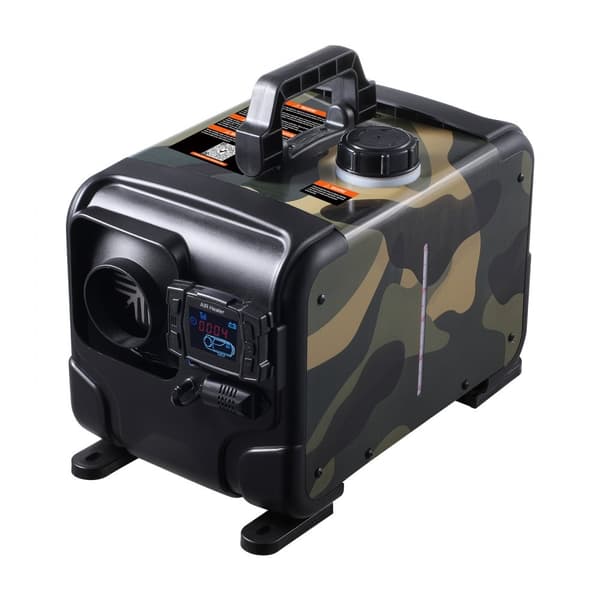 Diesel luftvarmer 8KW, 12V/24V, Bluetooth APP, fjernbetjening, hurtig opvarmning, effektiv varme til camping og garage.