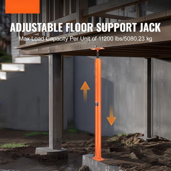 Säädettävä Lattia Jack Post, Tasoitushissi, 54-150 Korkeus, Lattiatukijalka, Korkeussäätö, Kestävä Rakenne