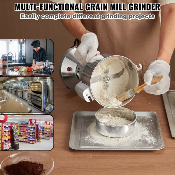 550g Kaupallinen Maustemylly, Sähköinen Viljamylly, Nopea, Tehokas ja Kestävä Maustetöihin